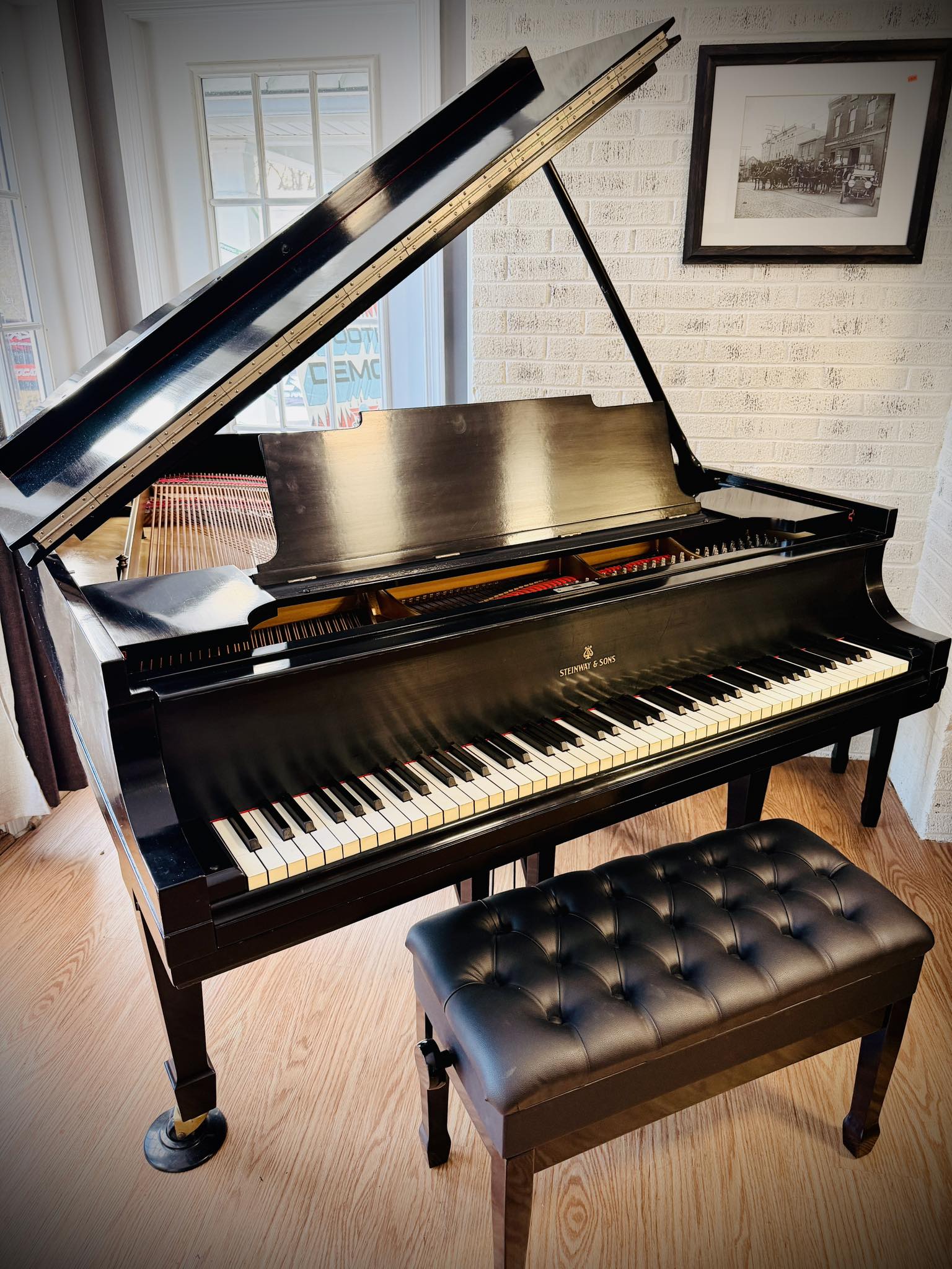 Piano being repaired by The Piano Guyz