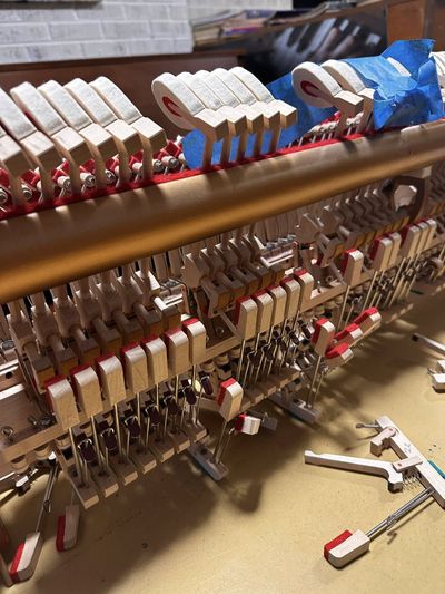 Piano voicing and regulation service